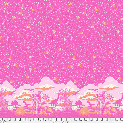 Tula Pink - Meteor Showers - Blush ||ROAR!