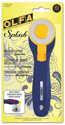 Olfa Splash Rotary Cutter 45mm Navy