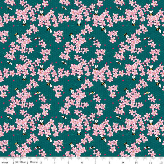 Mint For You Floral Teal