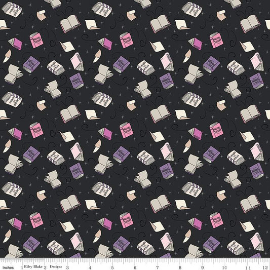 Spooky Schoolhouse Spellbooks Charcoal