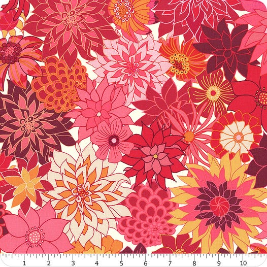 Happiness - Red Dahlias