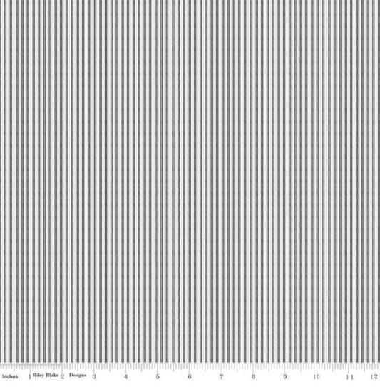 Blue Jean Stripe Black