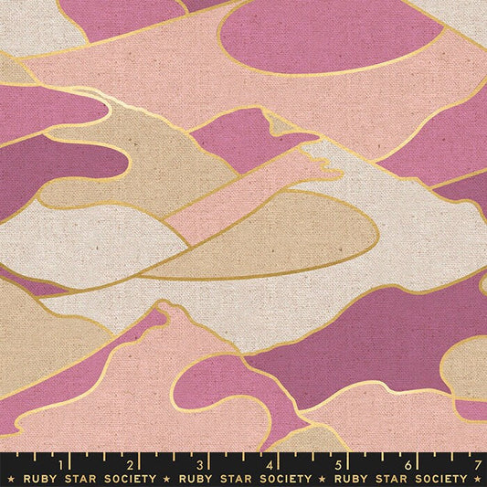 Ruby Star - Reign Canvas Linen Lupine