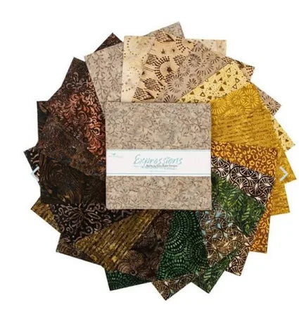 Expressions Batiks Into The Woods 5 Inch Stacker, 42 Pcs.
