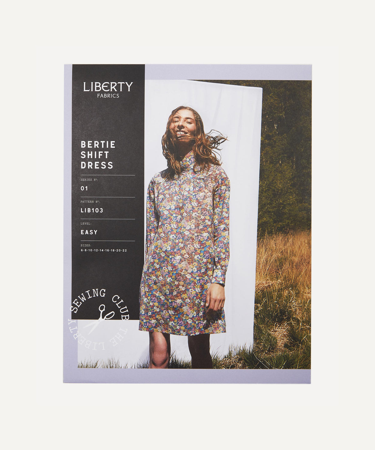 Libert Spring Pattern Liberty Fabrics Bertie Shift Dress Sewing Pattern – Keaton Quilts