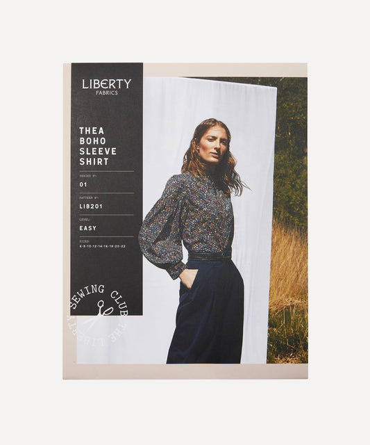Liberty Fabrics Thea Boho Sleeve Shirt Sewing Pattern