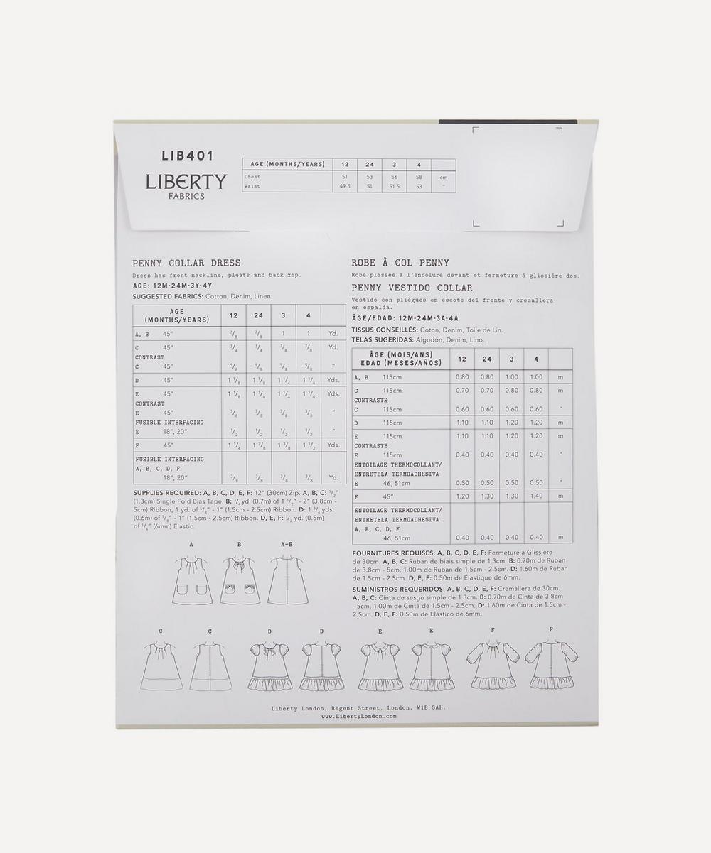 Liberty Fabrics Penny Collar Dress Sewing Pattern