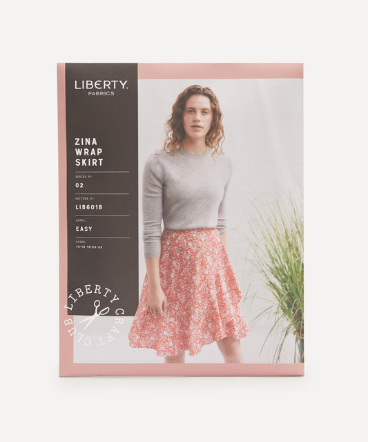 Liberty Fabrics Zina Wrap Skirt Sewing Pattern Size 14-22
