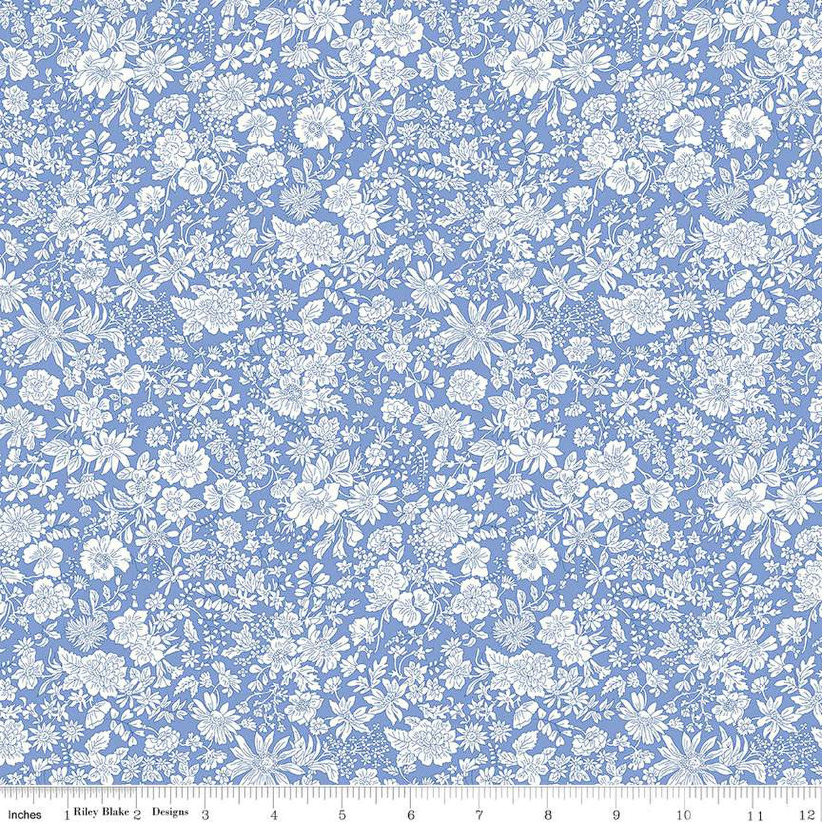 Marine Blue - Emily Belle - Liberty of London quilting cotton