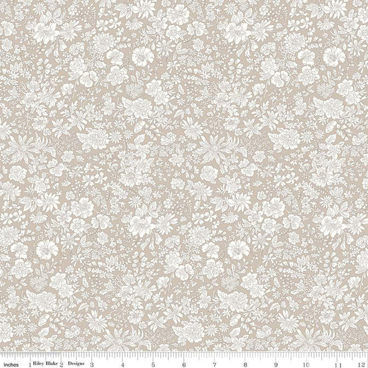 Oatmeal - Emily Belle - Liberty of London quilting cotton