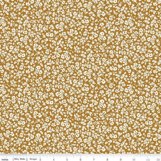 Liberty Denim Florals Dainty Meadow A