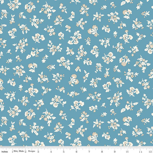 Liberty Denim Florals Tumbling Blooms B