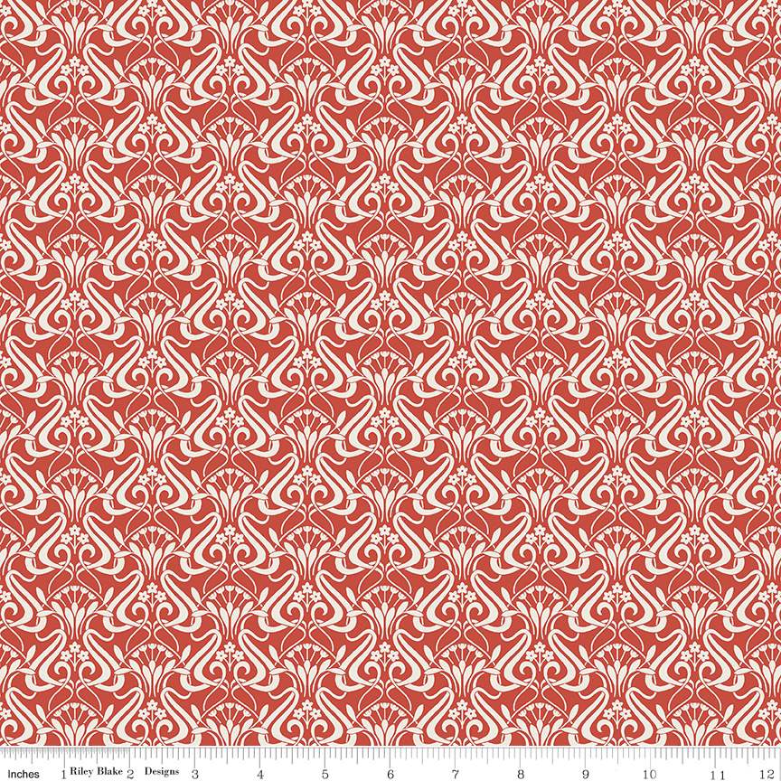 Liberty Nouveau Shadow Chalk Red