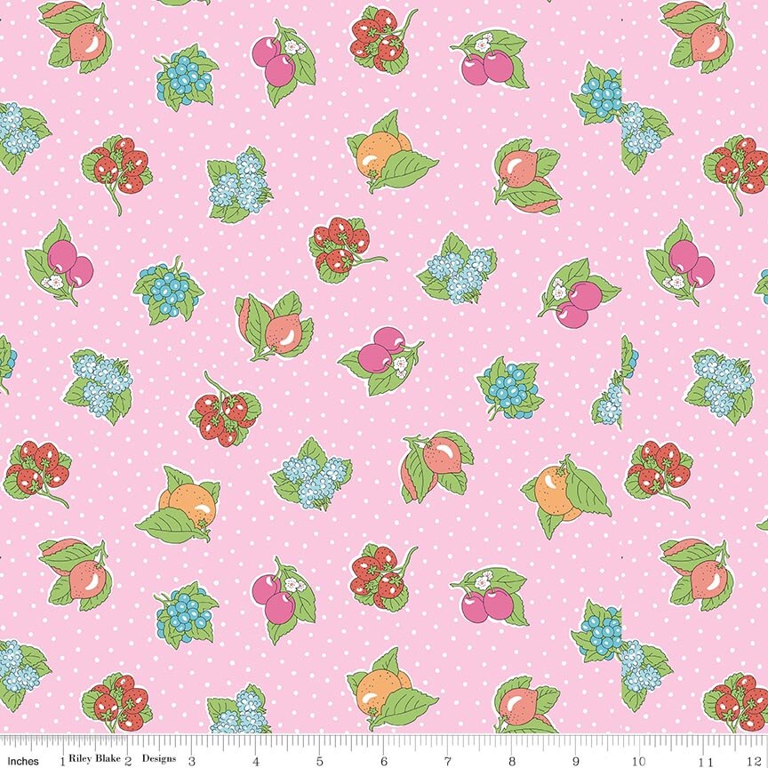 Liberty Gifts from the Garden Polka Fruit C