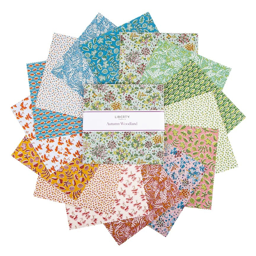 Liberty Autumn Woodland 10 Inch Stacker, 42 Pcs.