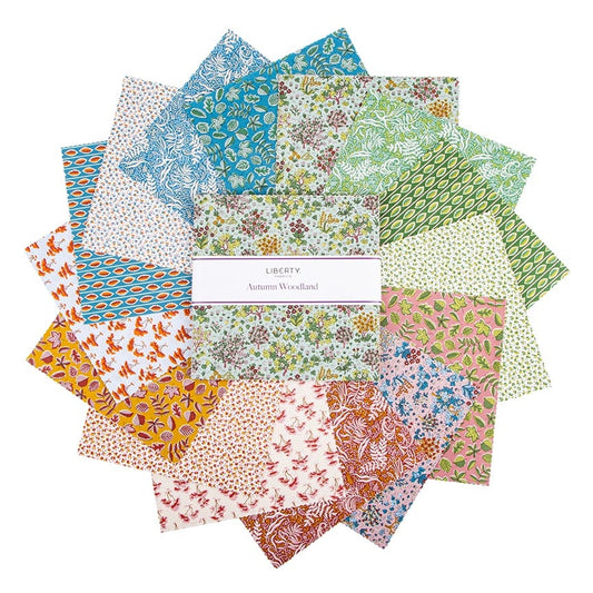 Liberty Autumn Woodland 10 Inch Stacker, 42 Pcs.