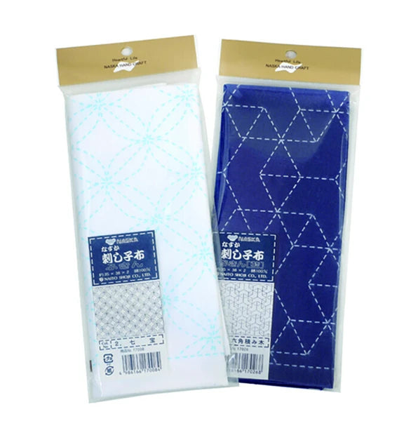 Sashiko Cloths - Indigo Background - Made in Japan
