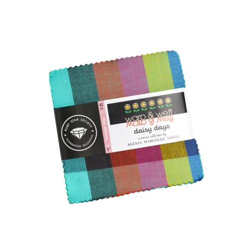 *Pre-order* Ruby Star - Warp & Weft Daisy Days Charm Pack