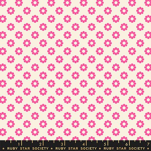 *Pre-order* Ruby Star - Daisy Days Floral Check - Neon Pink
