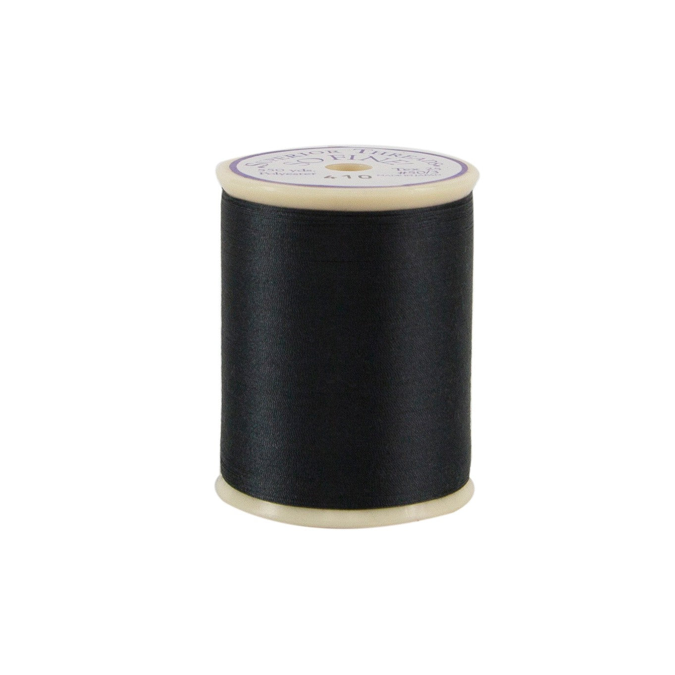 So Fine Polyester Thread 3-ply 50wt 550yds - Charcoal Black - 410