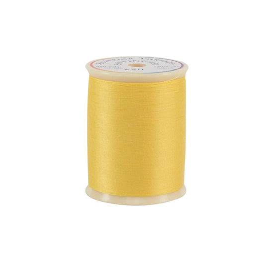 So Fine Polyester Thread 3-ply 50wt 550yds - Daffodil Yellow - 420