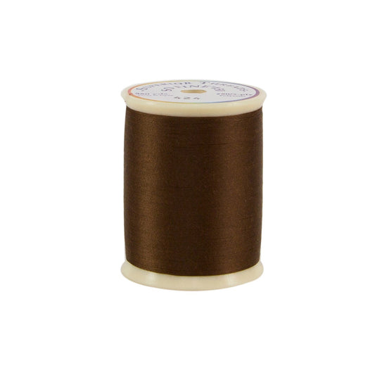 So Fine Polyester Thread 3-ply 50wt 550yds - Chocolate Brown - 424