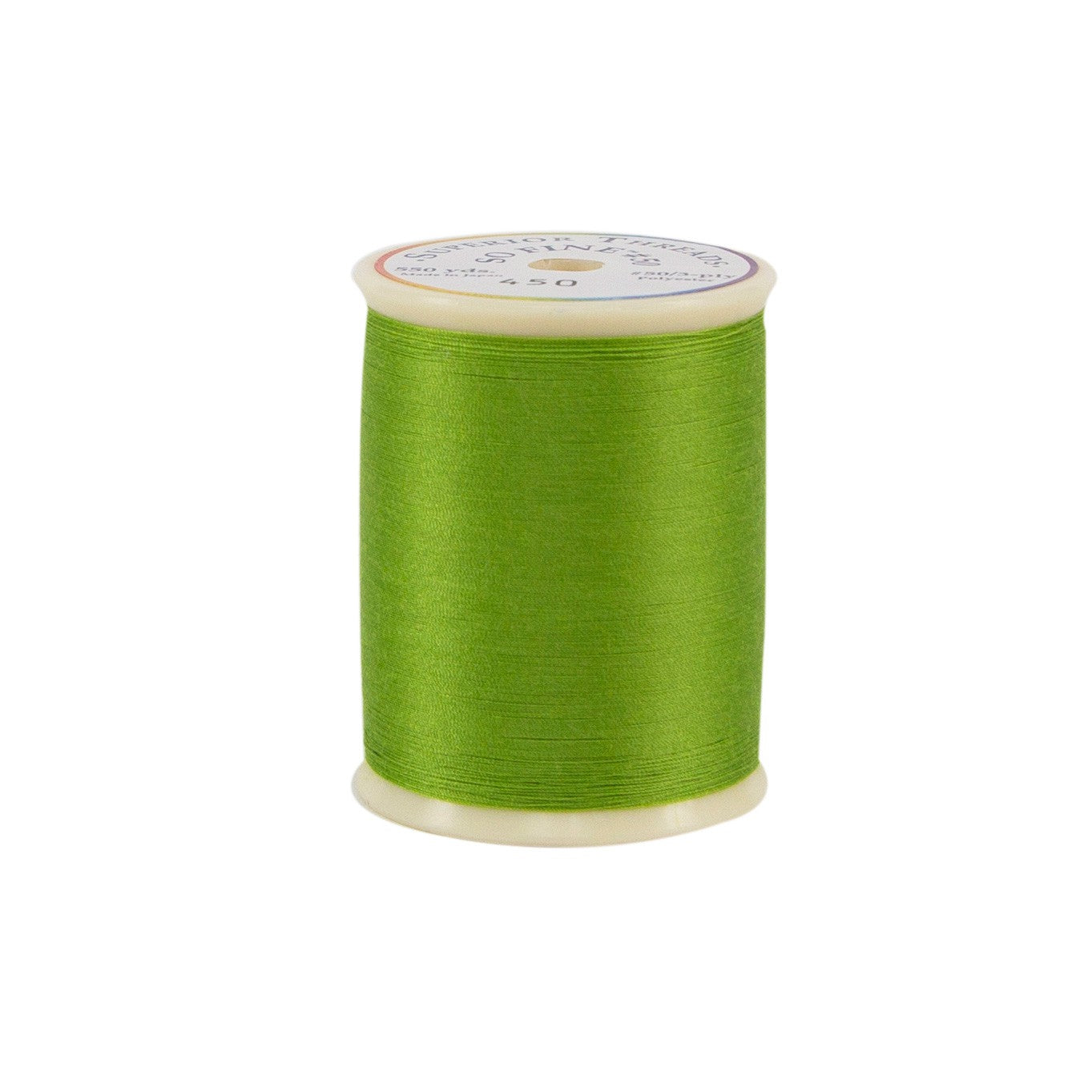 So Fine Polyester Thread 3-ply 50wt 550yds - Spring Green - 450
