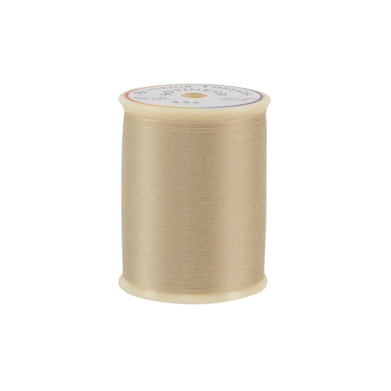 So Fine Polyester Thread 3-ply 50wt 550yds - Bone Natural - 452