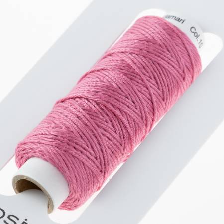 Cosmo Hidamari Sashiko Solid Thread 30 Meters Peony