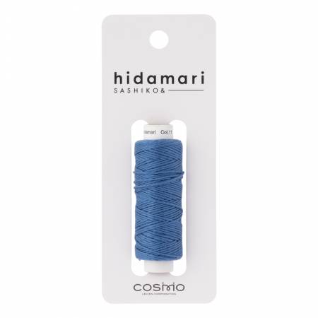 Cosmo Hidamari Sashiko Solid Thread 30 Meters Cornflower