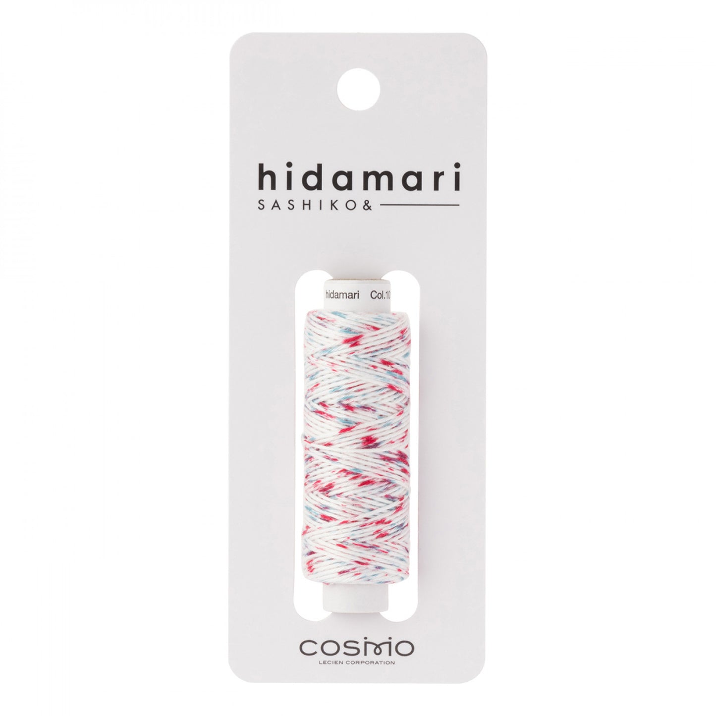 Cosmo Hidamari Sashiko Variegated Thread 30 Meters Shaved Ice - Col 101