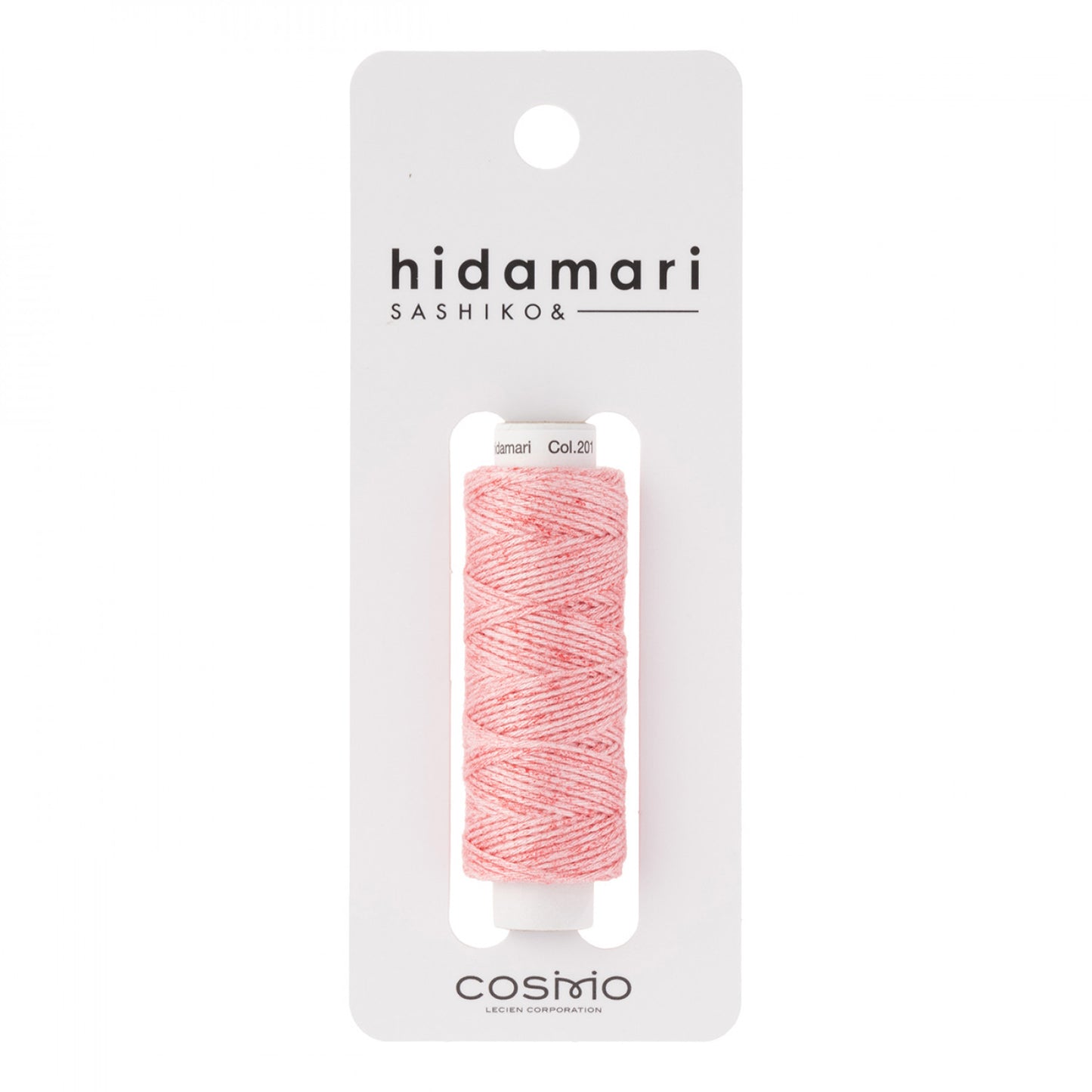 Cosmo Hidamari Sashiko Variegated Thread 30 Meters Strawberry Milk - Col 201