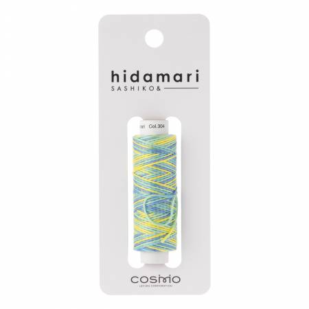 Cosmo Hidamari Sashiko Solid Thread 30 Meters Sour Candy - Col 304