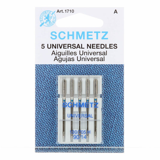 Schmetz Universal Machine Needle Size 14/90 (5 needles/card)