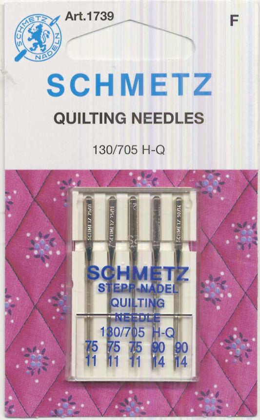 Schmetz Quilting Machine Needle Sizes 11/75 & 14/90 - 1739