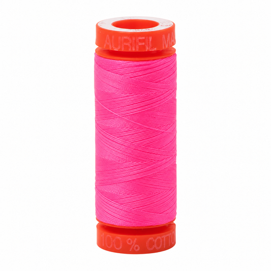 Aurifil 50wt Small Spool - Neon Pink (7002)