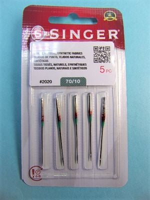 Singer Universal Needle #2020 sz70/10 5/crd