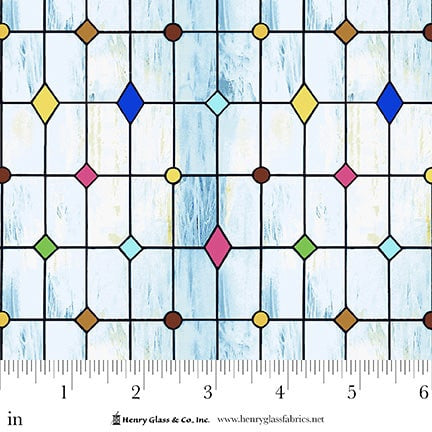 Faith in Full Color - Geometric Stained Glass,
