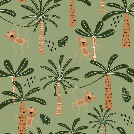Wild Safari - Monkey Around - Green