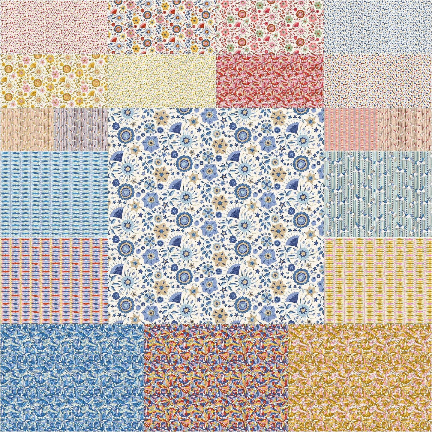 Liberty Summer Fair 5 Inch Stacker, 42 Pcs.