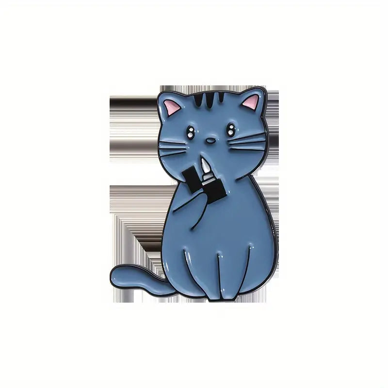 'Cat Lighter' Swifty Enamel Pin