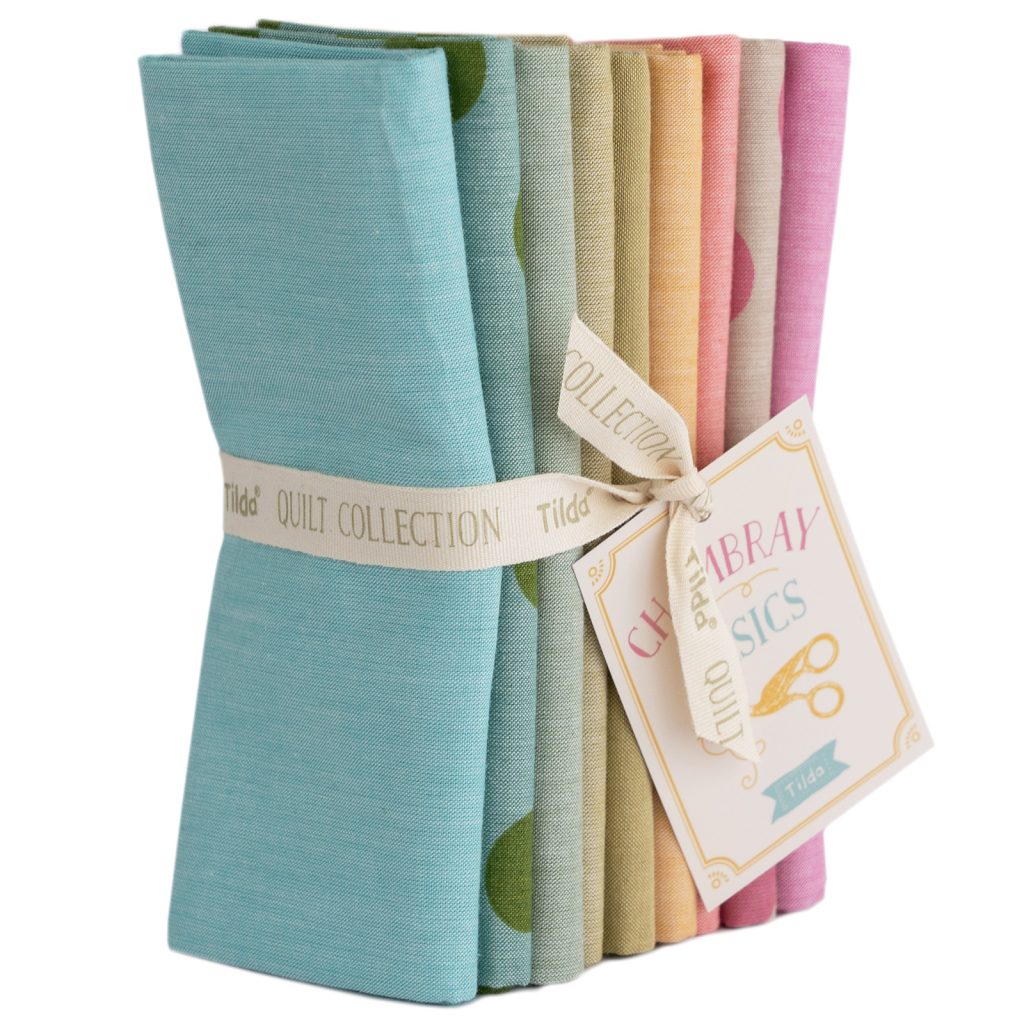 Tilda Seasonal Chambray Fat Quarter Bundle - Spring Pastels