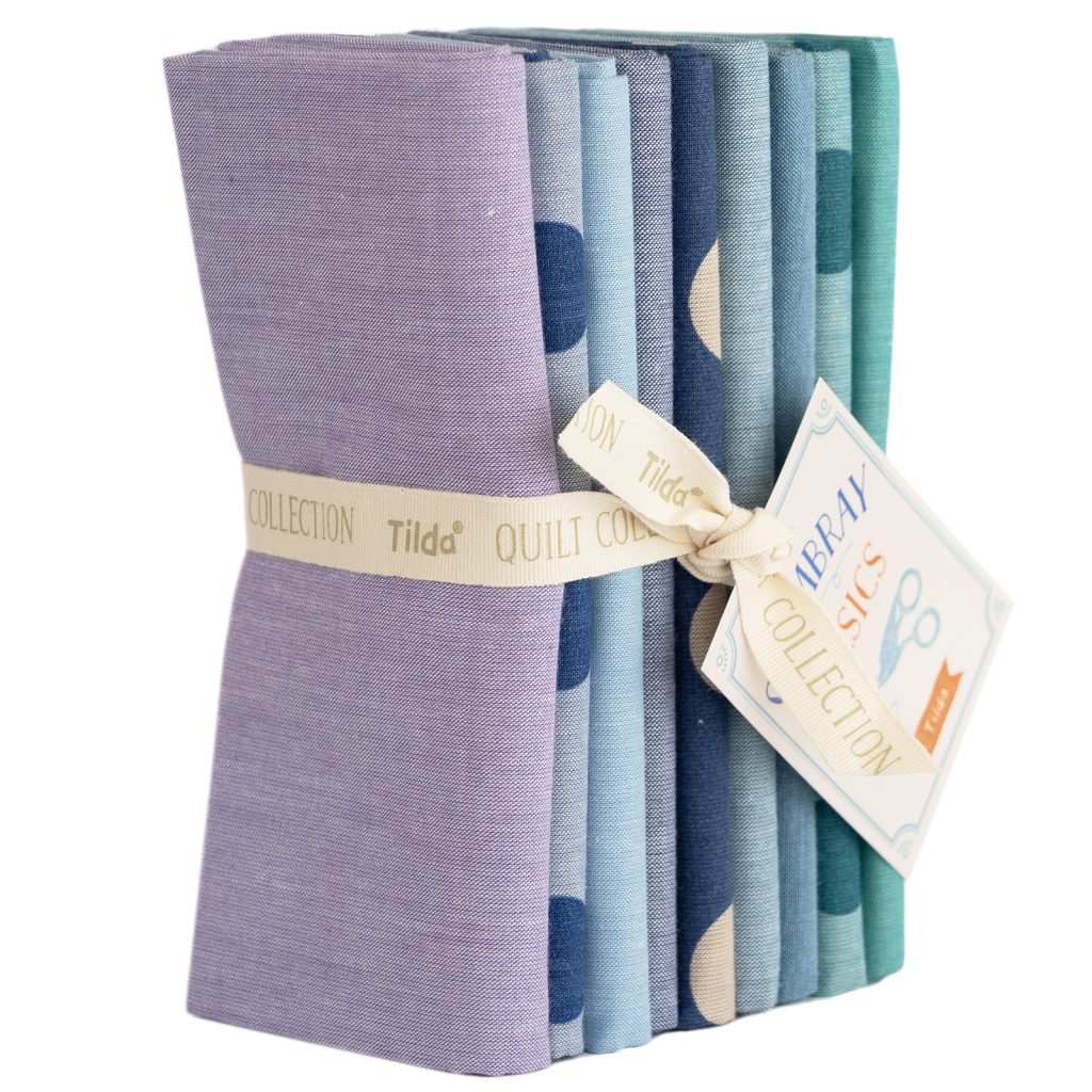 Tilda Seasonal Chambray Fat Quarter Bundle - Summer Blues