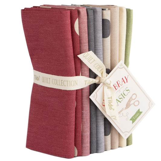 Tilda Seasonal Chambray Fat Quarter Bundle - Winter Hues