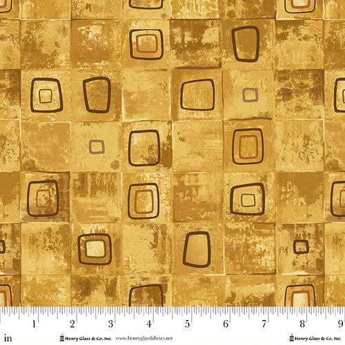 Crow-mazing - Squares Patch - Gold