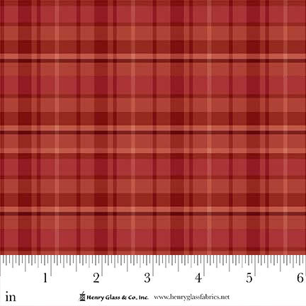 Thistle & Rye Plaid - Large Plaid, Red