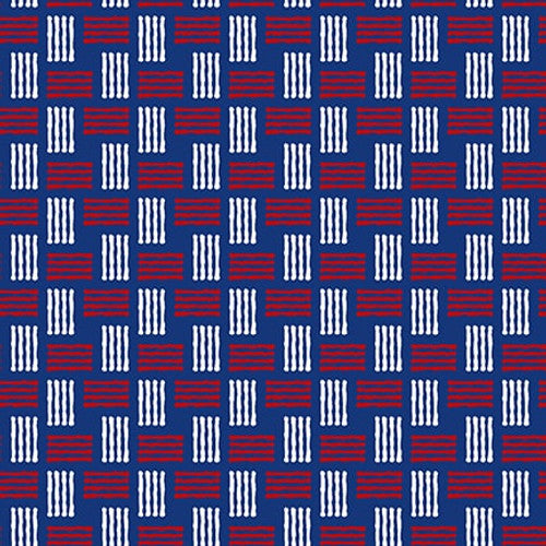 Liberty - Geometric Lines - Navy