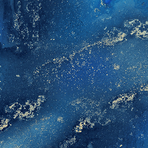 Alabaster Wings - Marble Texture - Cobalt Blue