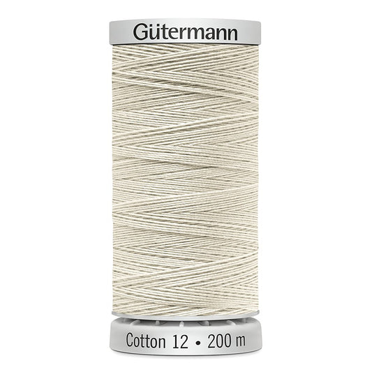 Gutermann Cotton 12 - Natural - 1010