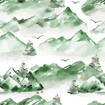 Nature's Glory - Mountains - Green